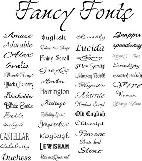 pretty font tattoos